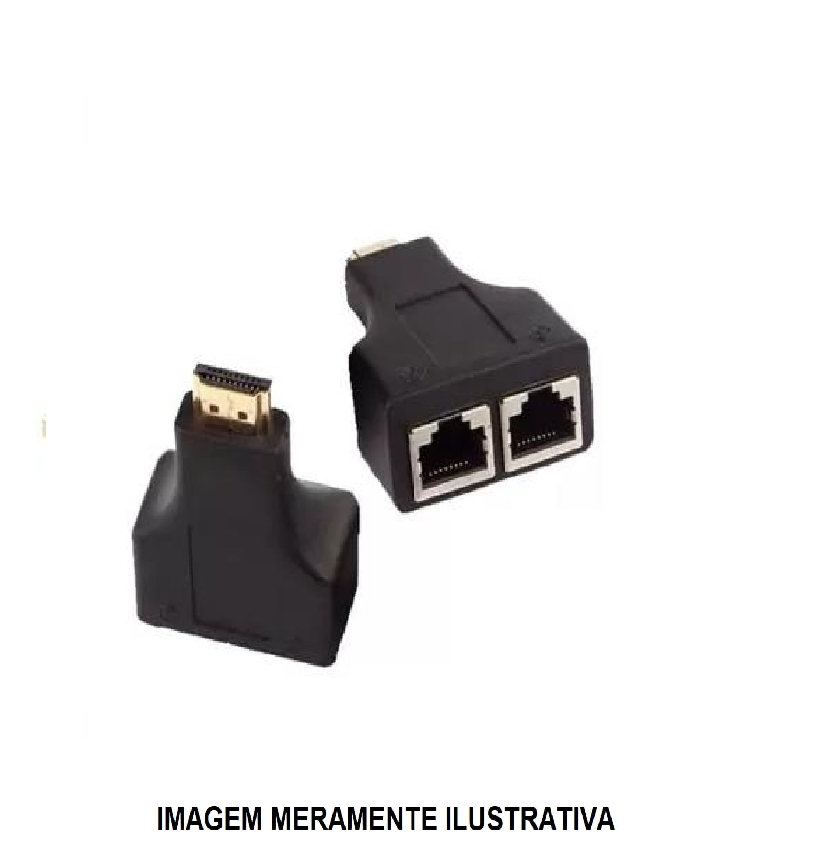 EXTENSOR HDMI 30 METROS VIA CABO DE REDE + RJ45 2 VIAS - SWTEC